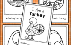 Thanksgiving 'I Am A Turkey' Differentiated Emergent Readers | The in Turkey With Feathers Printable	Informational