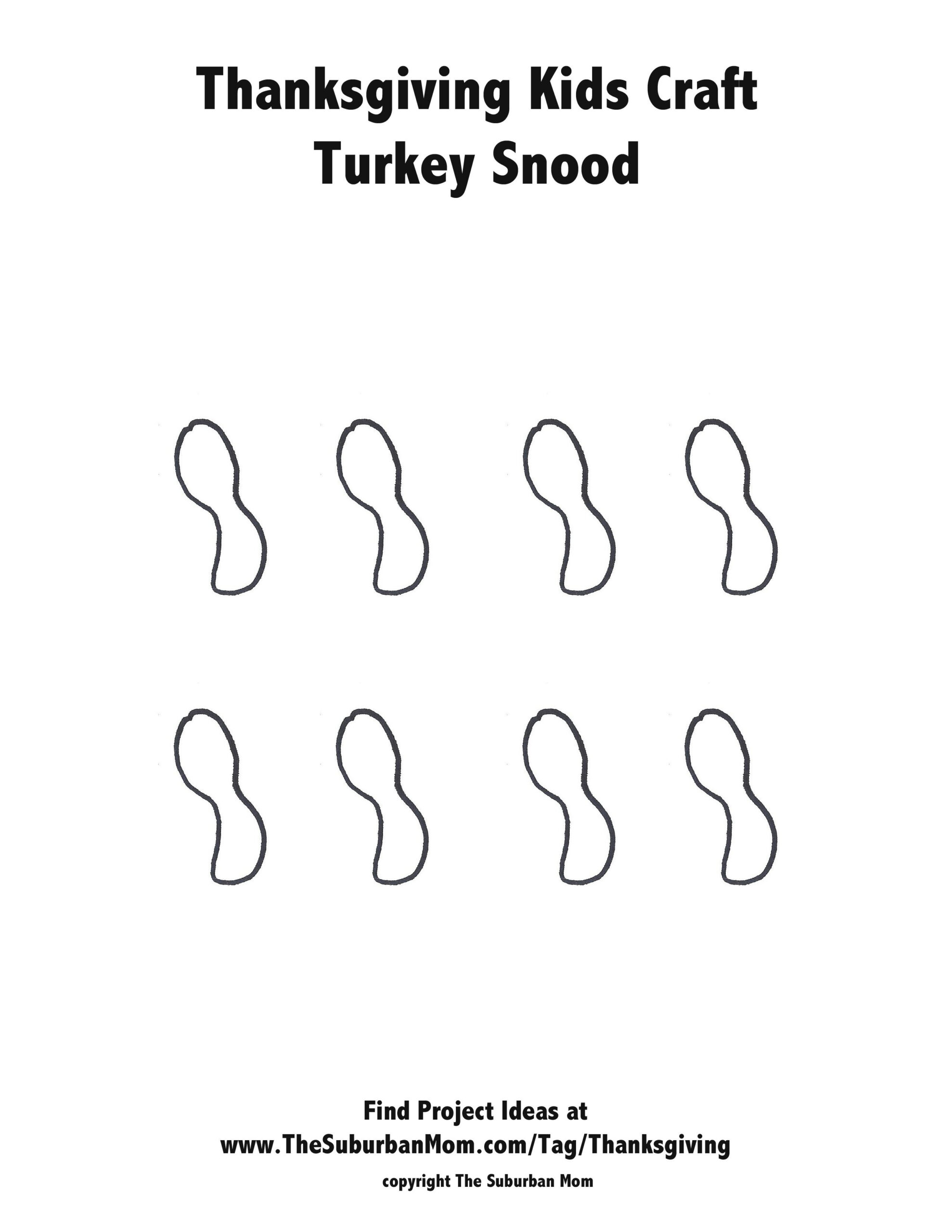 Thanksgiving Kids Craft: Handprint Turkey Crown - The Suburban Mom in Free Printable Turkey Beak Template
