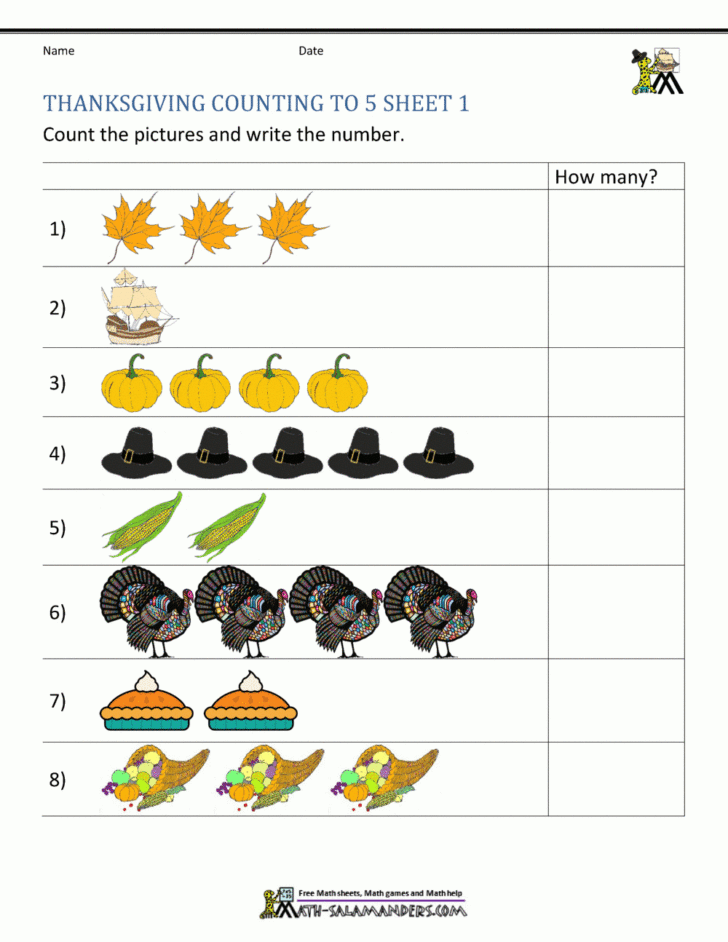 Thanksgiving Themed Worksheets For Kindergarten Thanksgiving Themed Worksheets For Kindergarten