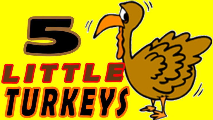 5 Little Turkeys Printable Book 5 Little Turkeys Printable Book