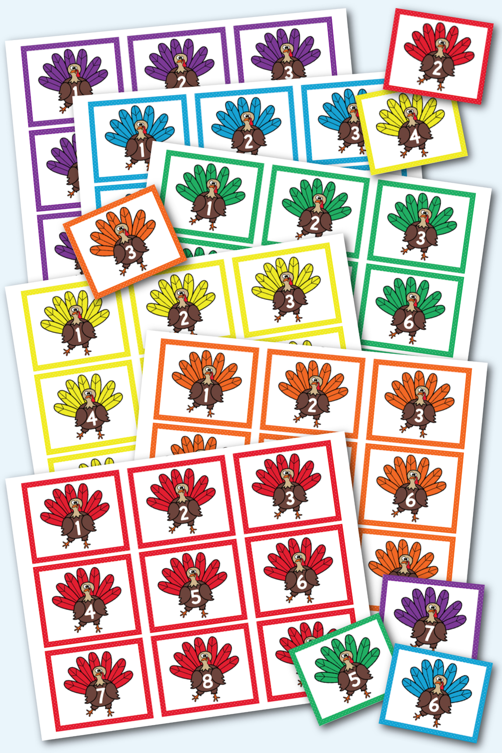 Thanksgiving Turkey Hunt Game - Kara Creates intended for Turkey Hunt Printable