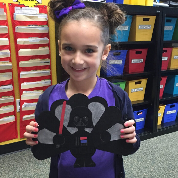 Printable Darth Vader Turkey Disguise