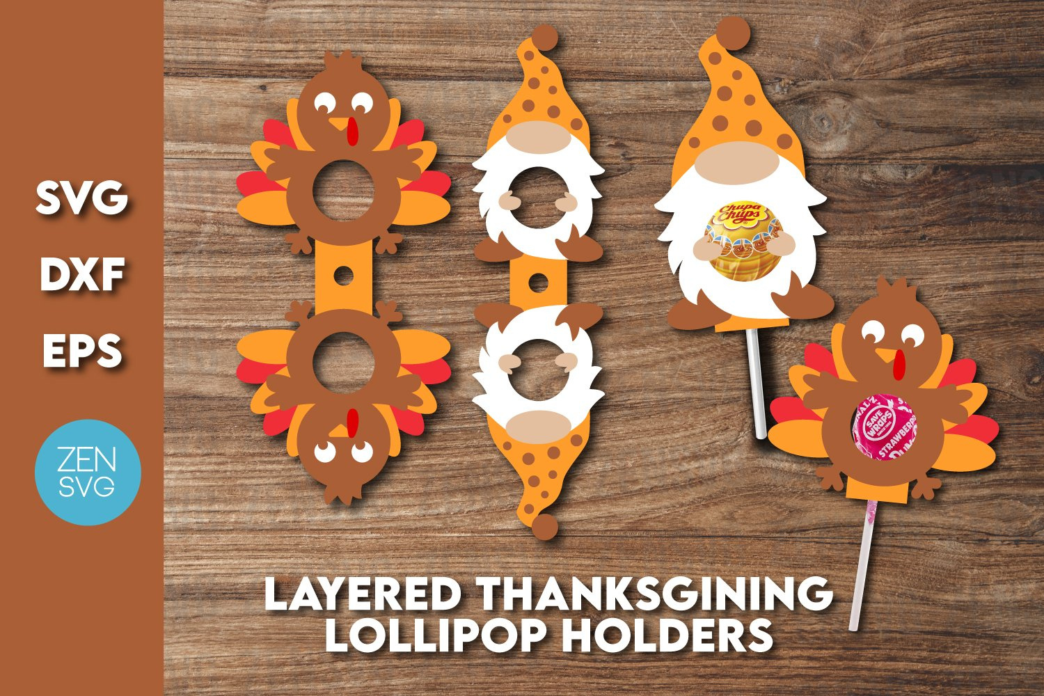 Thanksgiving Turkey Lollipop Holder Cut File, Layered Candy throughout Free Printable Turkey Lollipop Holder Template