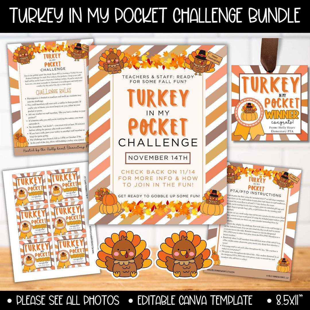 Thanksgiving Turkey Office Work Pocket Game Printable, Fall Team pertaining to Turkey In Your Pocket Game Rules Printable