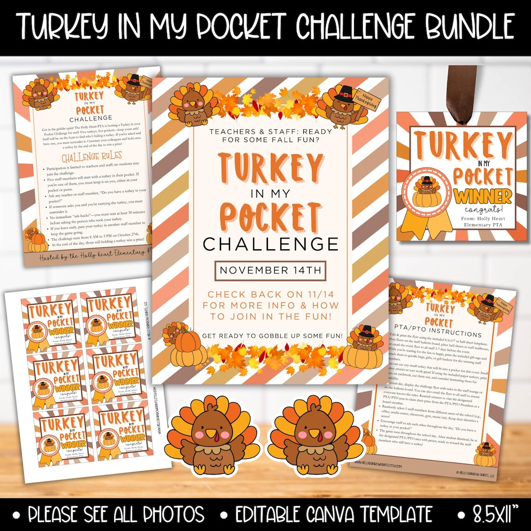 Thanksgiving Turkey Office Work Pocket Game Printable, Fall Team with regard to Turkey in Your Pocket Game Rules Printable