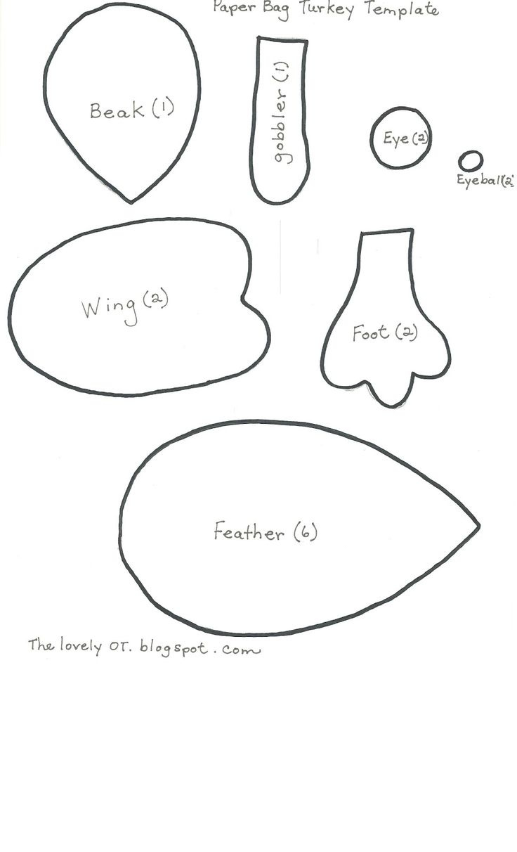 The Lovely O.t.: Turkey Puppets B51 regarding Turkey Gobbler Printable