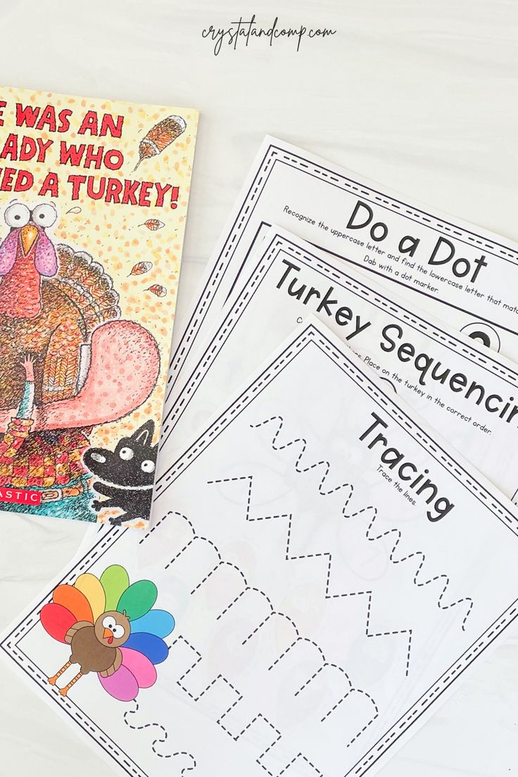There Was An Old Lady Who Swallowed A Turkey Printables For intended for There Was An Old Lady Who Swallowed A Turkey Printable
