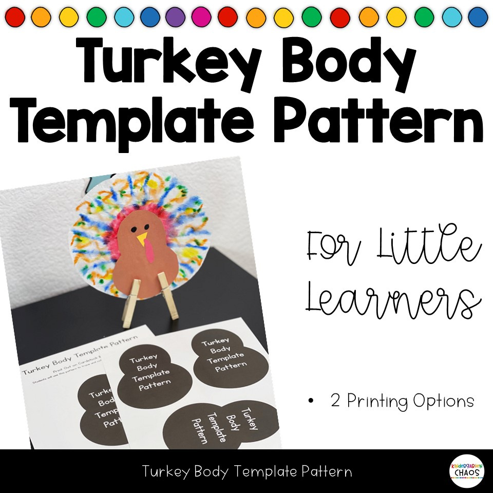 Turkey Activities For Kindergarten - Kindergarten Chaos inside Turkey Dot Marker Printable Informational