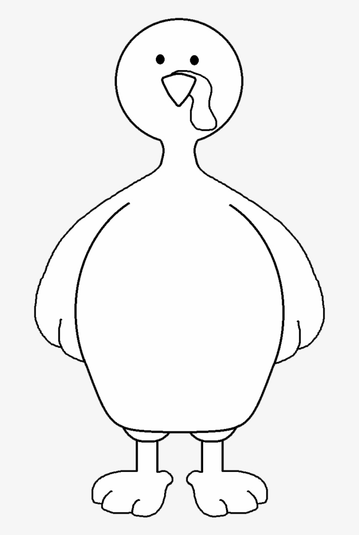 Turkey Body Template Printable