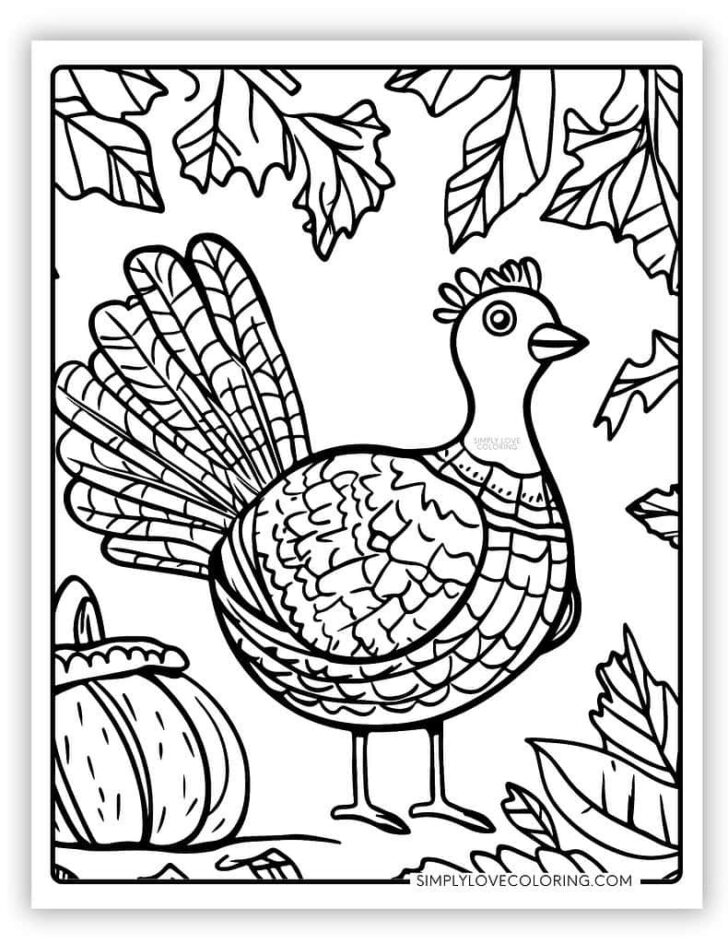 Color Pages of Turkeys Printable	Informational, Commercial