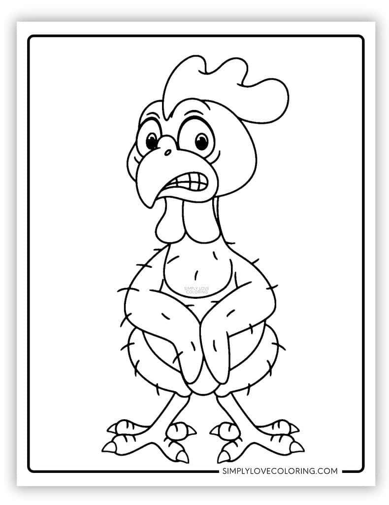 Turkey Coloring Pages (Free Pdf Printables) – Simply Love Coloring within Turkey Printable No Feathers