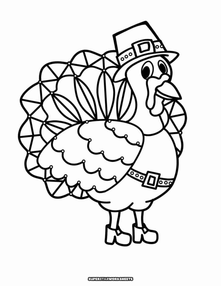 Turkey Color Pages Printable Turkey Color Pages Printable