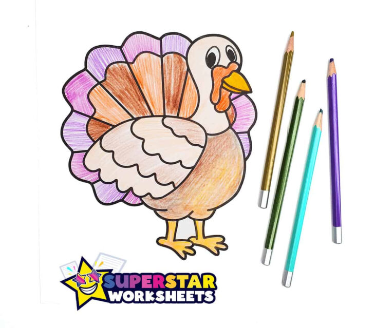 Turkey to Color Printable Turkey to Color Printable