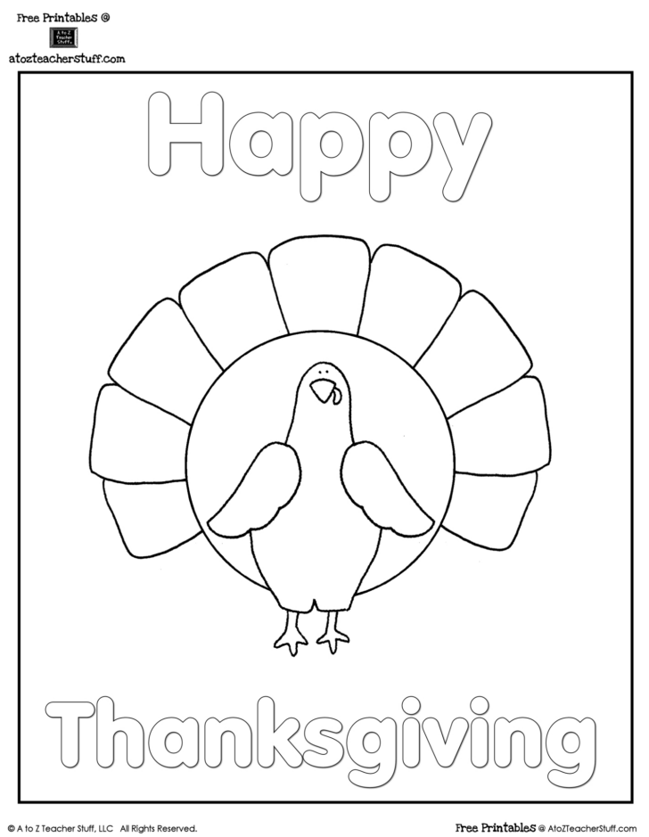 Free Printable Turkey Worksheets