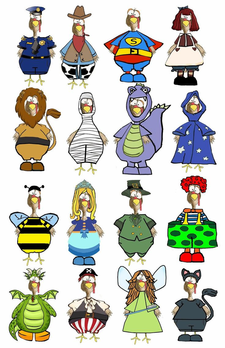 Turkey Costumes For Story Writing pertaining to Turkey Disguise Costume Printable