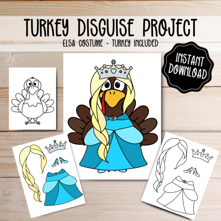 Turkey Disguise Costume Printable Turkey Disguise Costume Printable