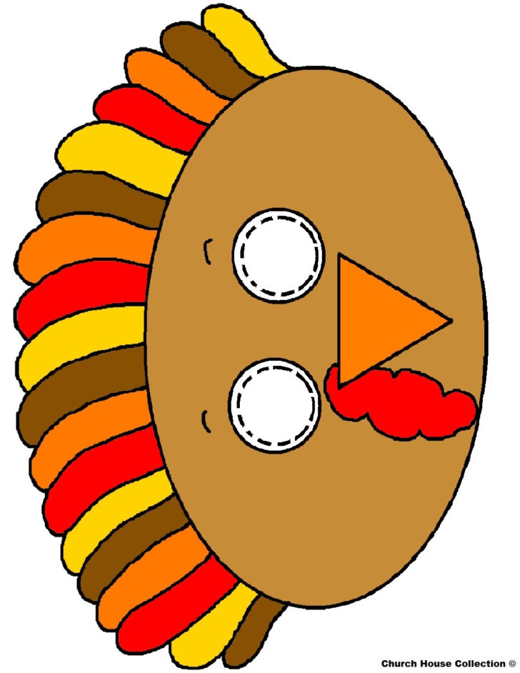 Turkey Face Mask Printable