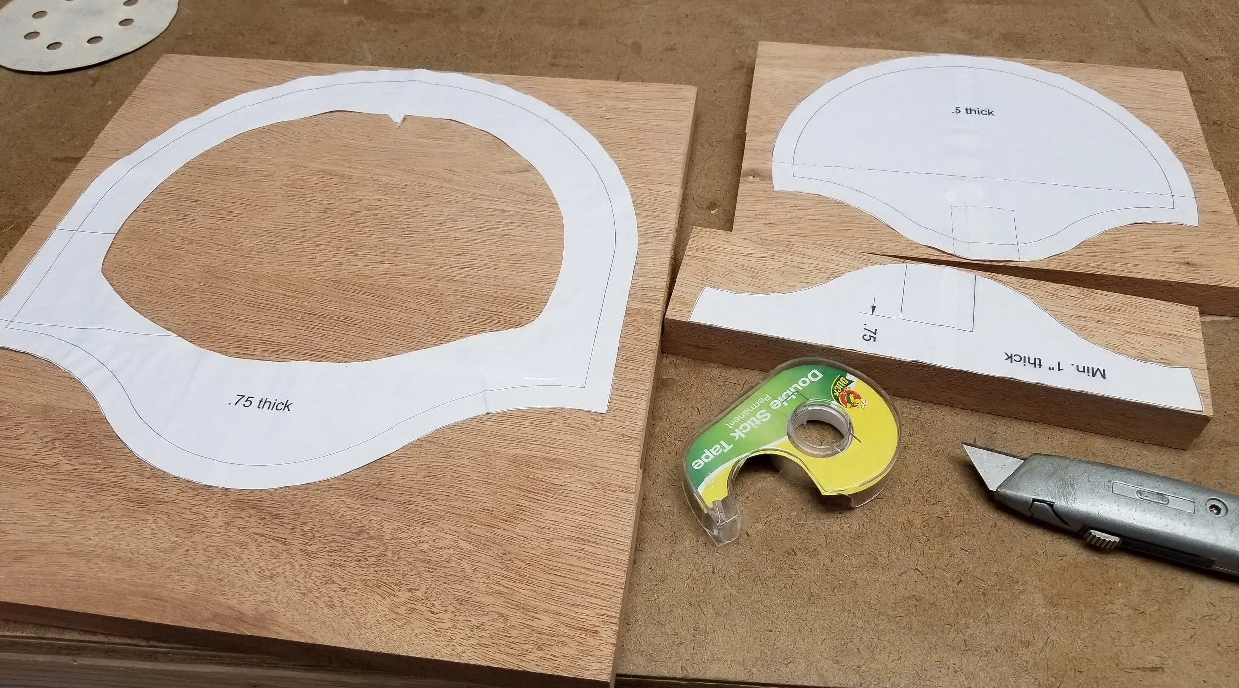 Turkey Fan Mount — Third Stall Woodworking in Turkey Fan Mount Template Printable