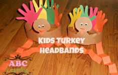 Turkey Headband Craft For Kids – Simply Today Life in Printable Turkey Headband Craft