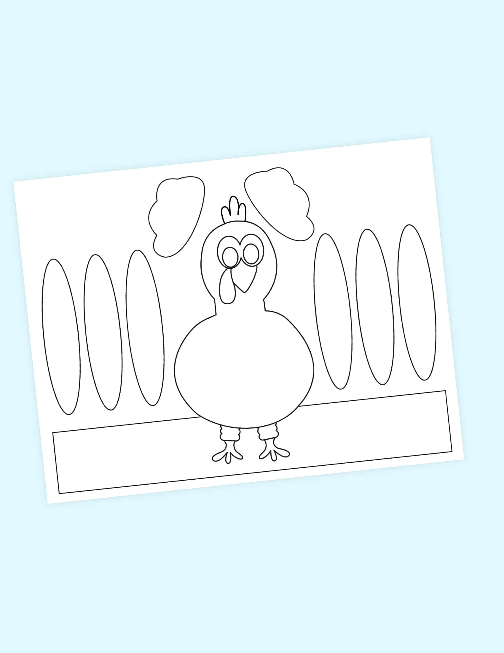 Turkey Headband Craft Template in Free Turkey Headband Printable