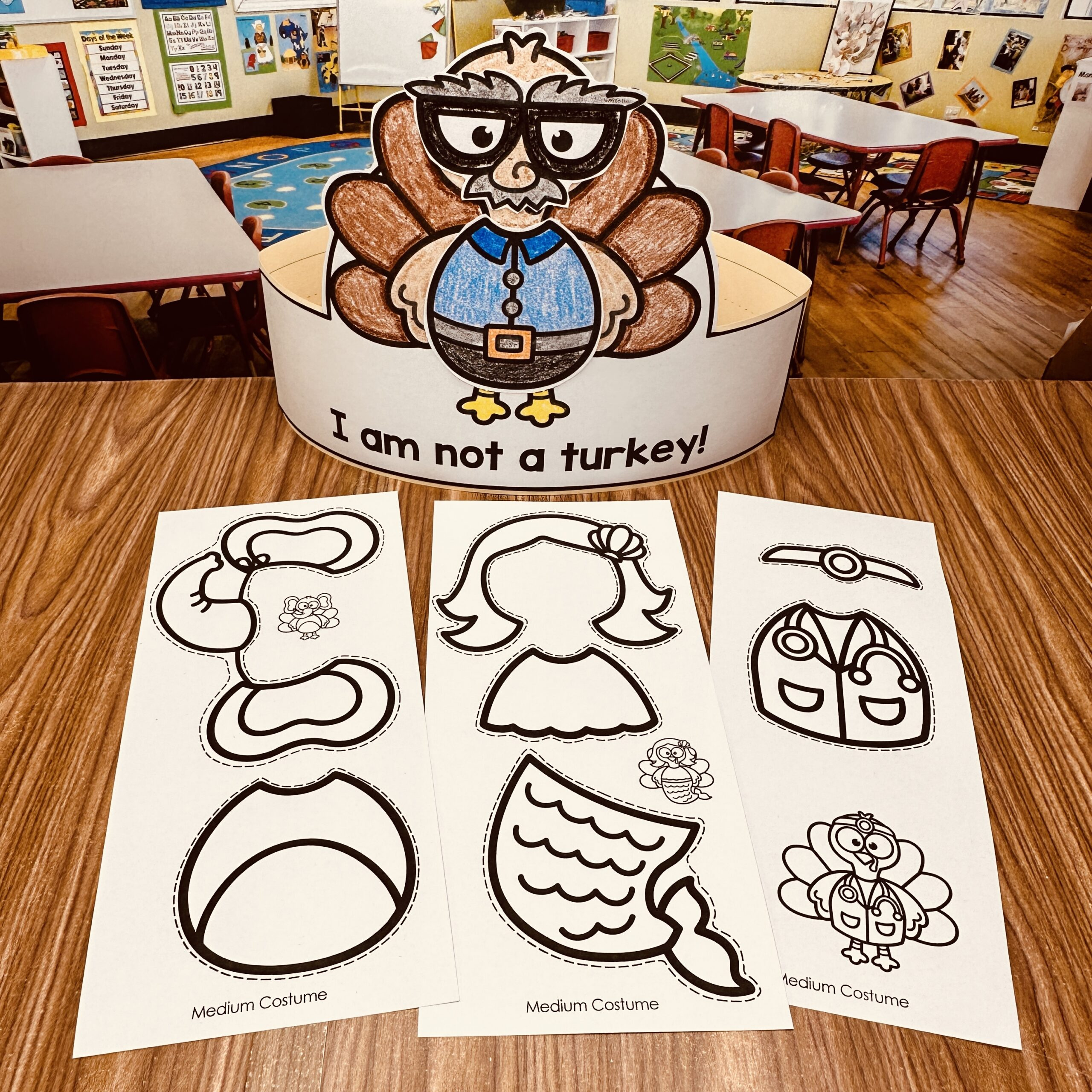 Turkey In Disguise Classroom Activities - Simply Kinder + intended for Printable Turkey Disguises Informational