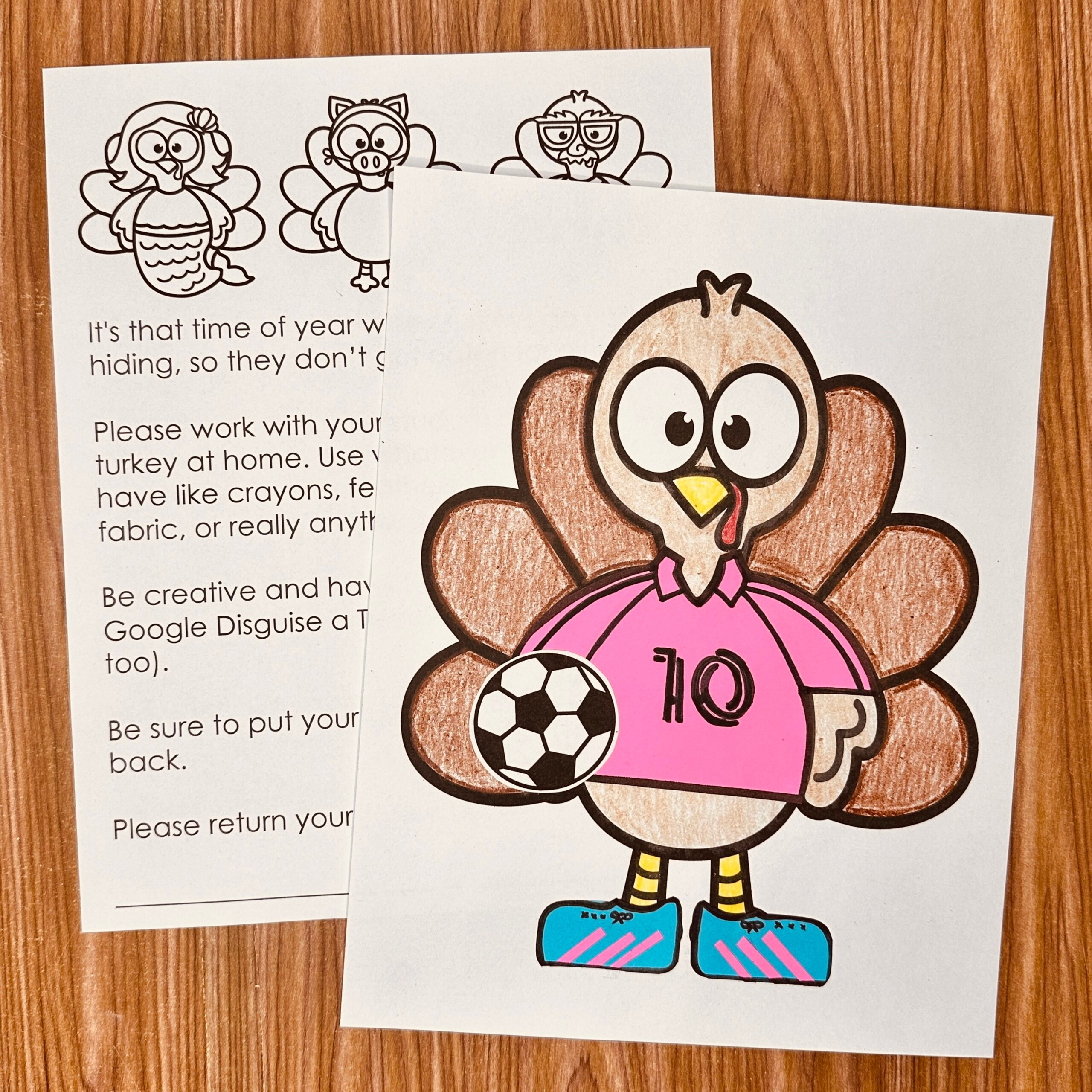 Turkey In Disguise Family Project - Simply Kinder + Printable regarding Free Printable Turkey In Disguise Printable Informational