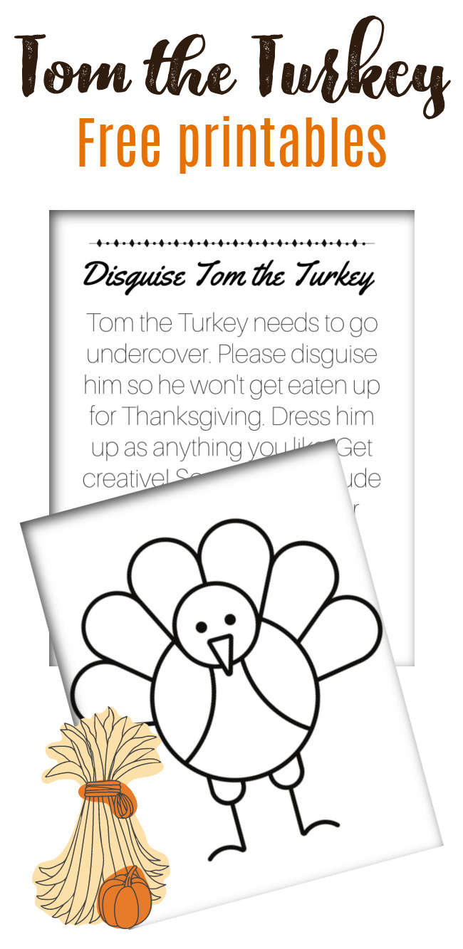 Turkey In Disguise Free Printables | Today&amp;#039;S Creative Ideas in Printable Tom the Turkey