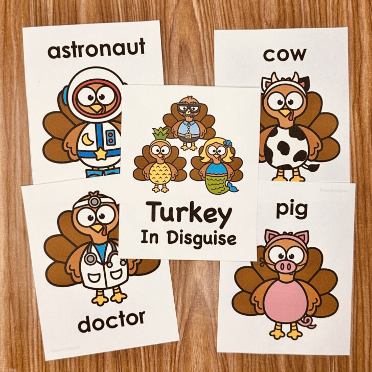 Turkey in Disguise Ideas Printable