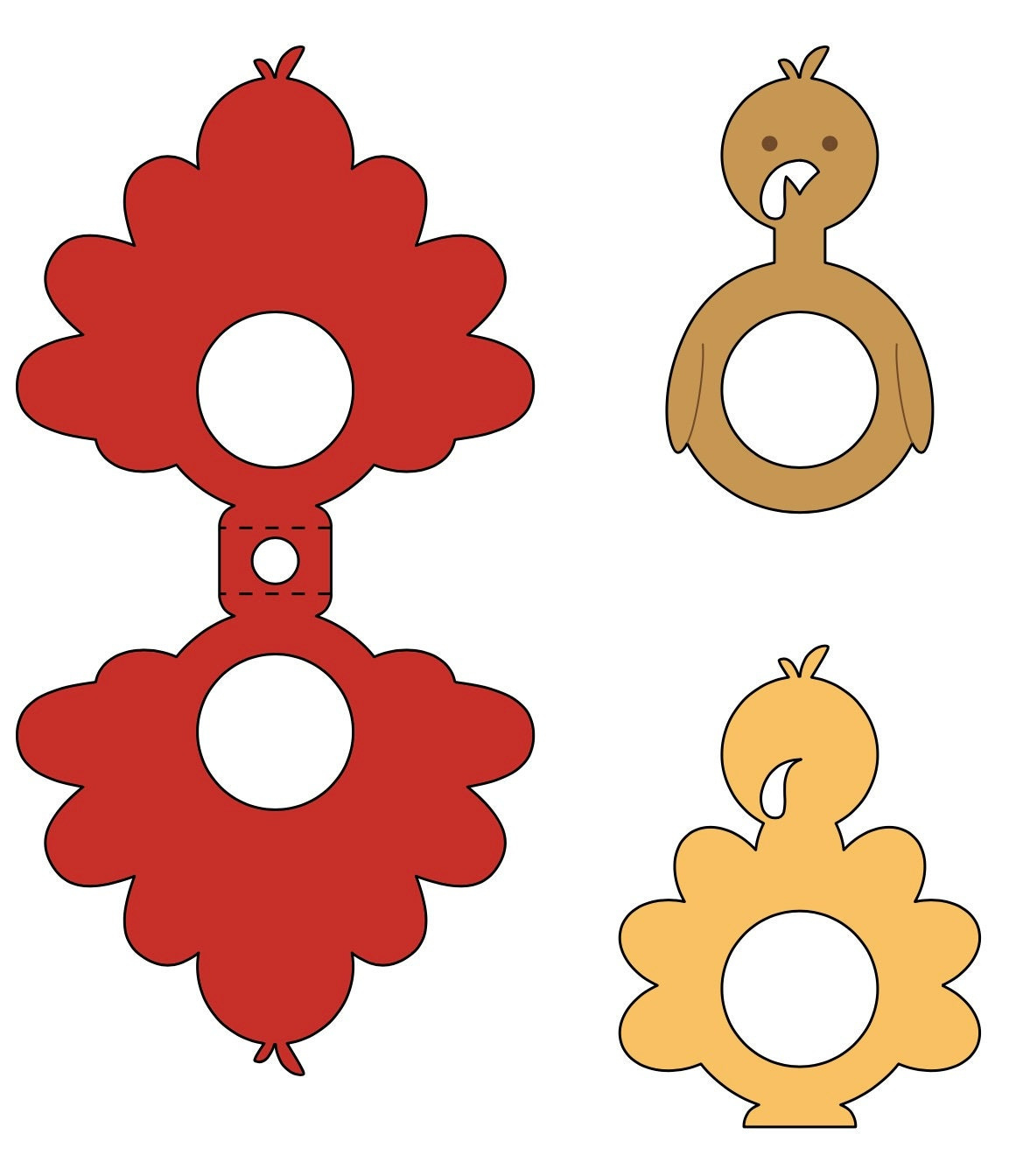 Turkey Lollipop Holder Svg File - Etsy for Free Printable Turkey Lollipop Holder Template