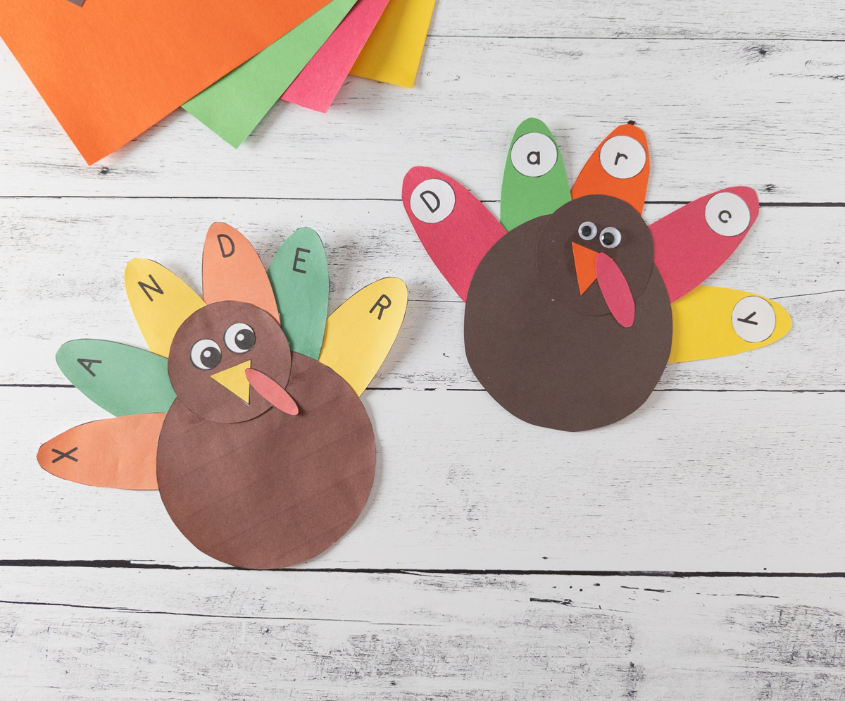 Turkey Name Craft | Thanksgiving Activity For Preschoolers regarding Turkey Name Craft Printable
