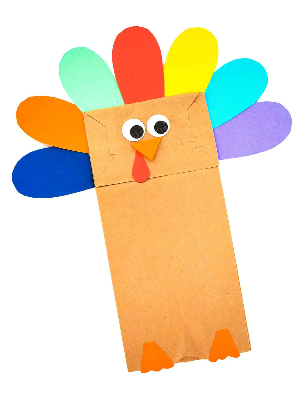 Turkey Paper Bag Craft - Kids Activity Zone pertaining to Free Printable Turkey Paper Bag Puppet