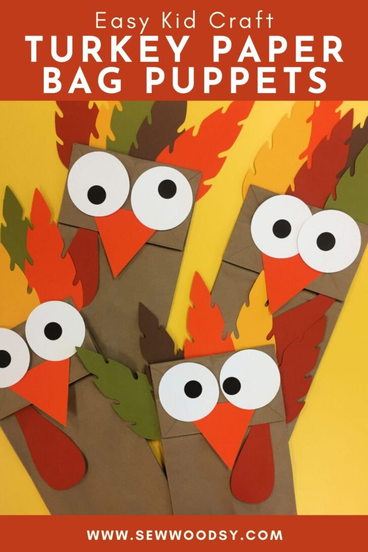 Turkey Paper Bag Puppet Printable