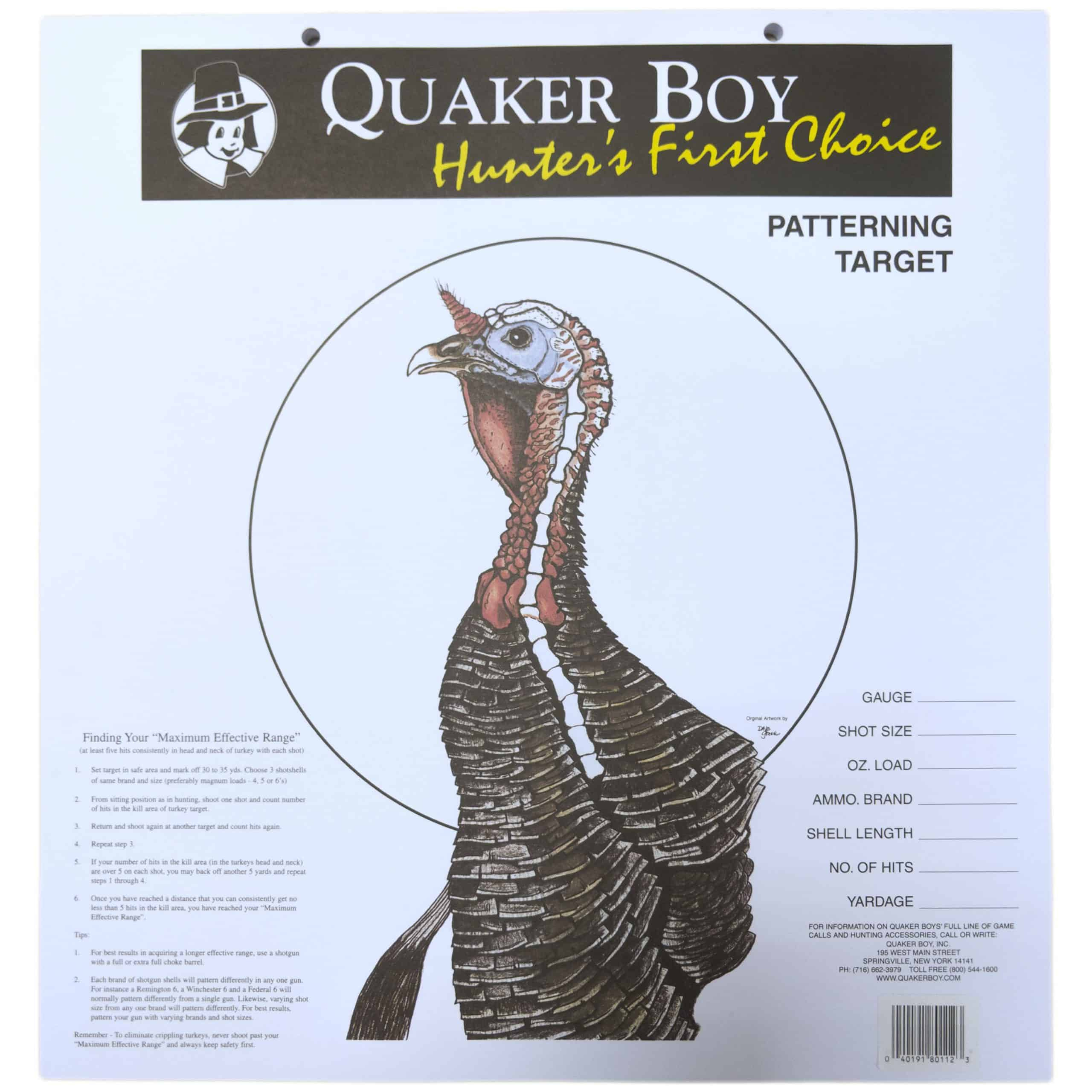 Turkey Target 100-Pack - Quaker Boy with regard to Printable Life Size Turkey Head Target