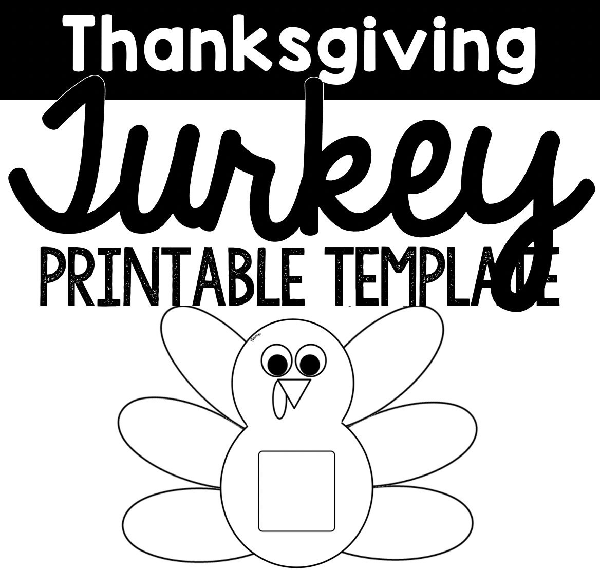 Turkey Template - Etsy intended for Turkey Stencils Printable	Informational, Transactional
