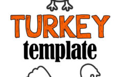 Turkey Template | Free Printable Turkey Outline within Free Printable Blank Turkey Template