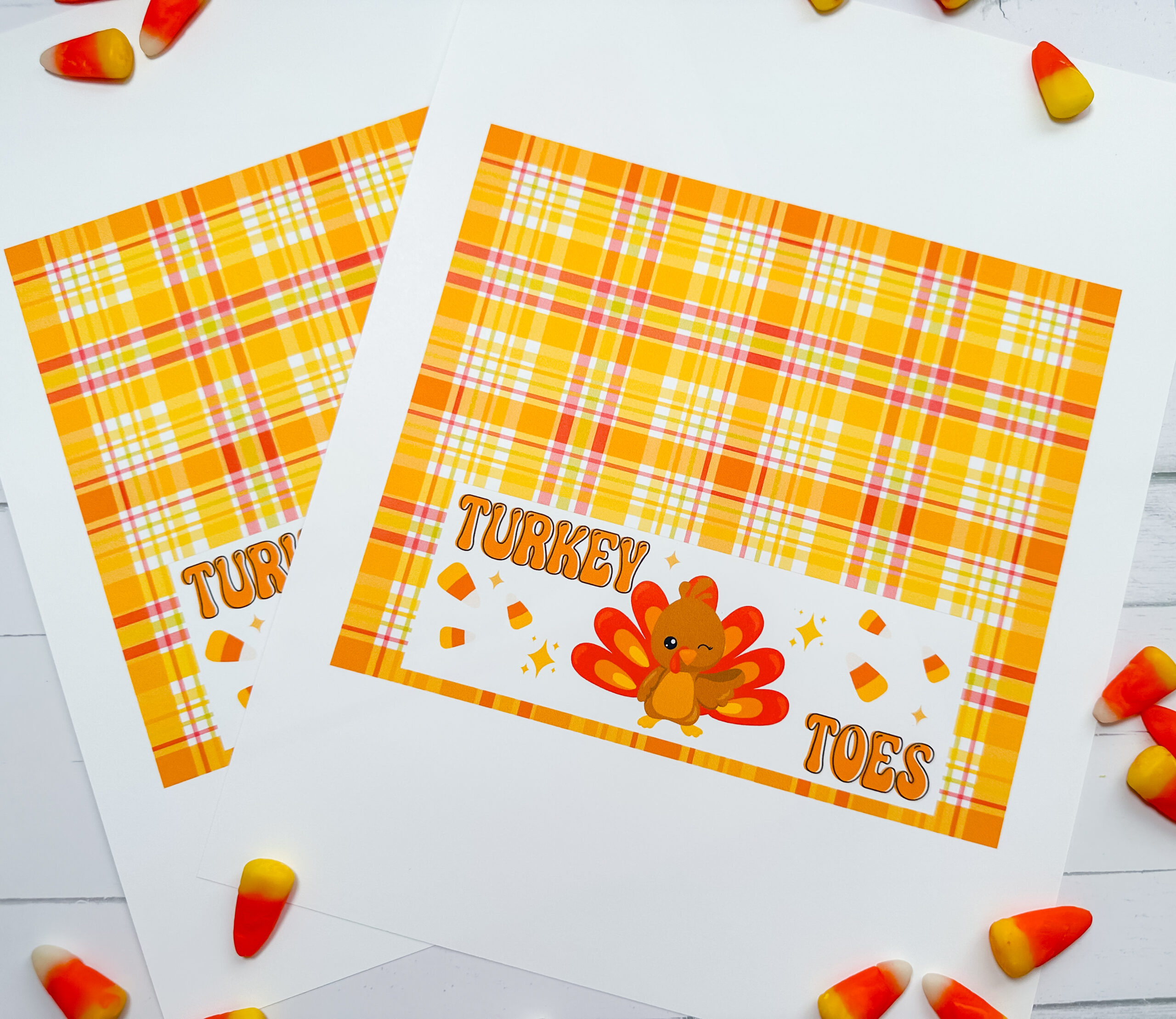 Turkey Toes Free Printable » The Denver Housewife throughout Turkey Toes Free Printable