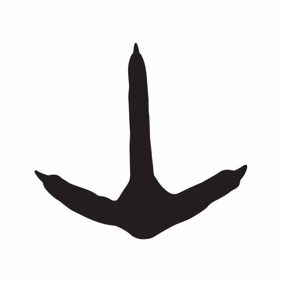 Turkey Track .Eps, .Svg, .Dxf & 1 Vinyl Cutter Ready, T-Shirt in Printable Turkey Tracks