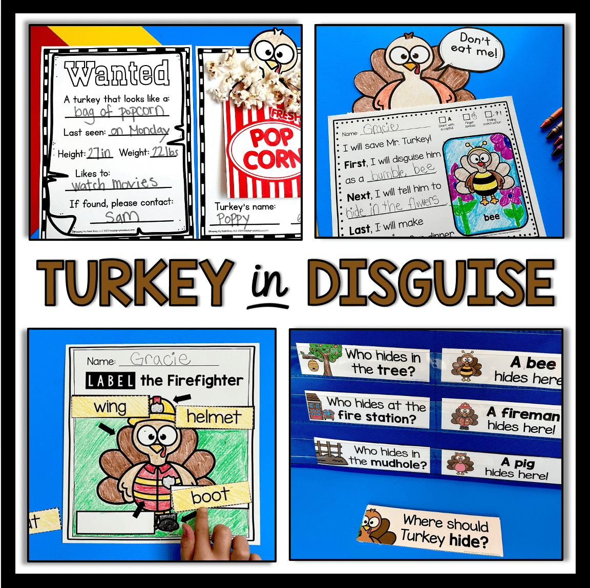 Turkey Trouble Activities And Crafts - Free Worksheets For with Turkey Trouble Activities Printable