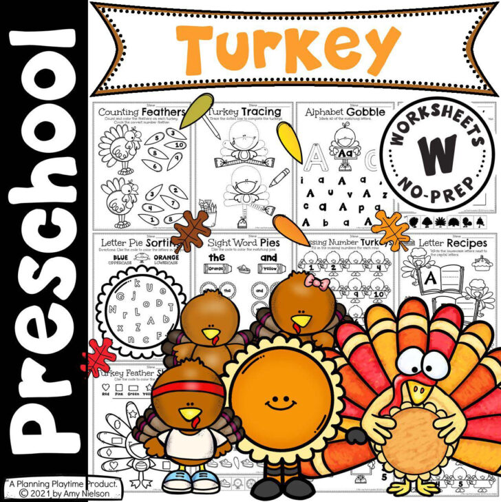 Turkey Preschool Printables