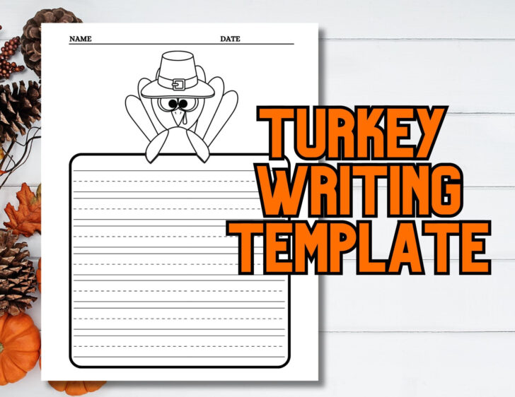 Printable Turkey Writing Paper