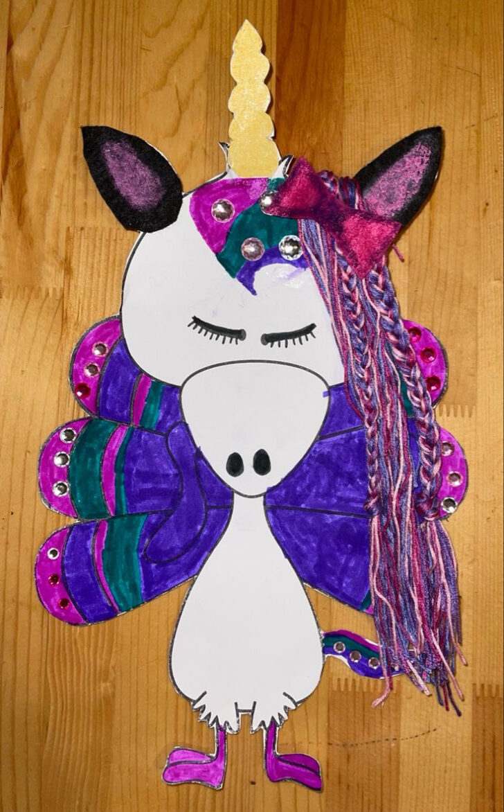 Free Printable Unicorn Turkey Disguise Free Printable Unicorn Turkey Disguise
