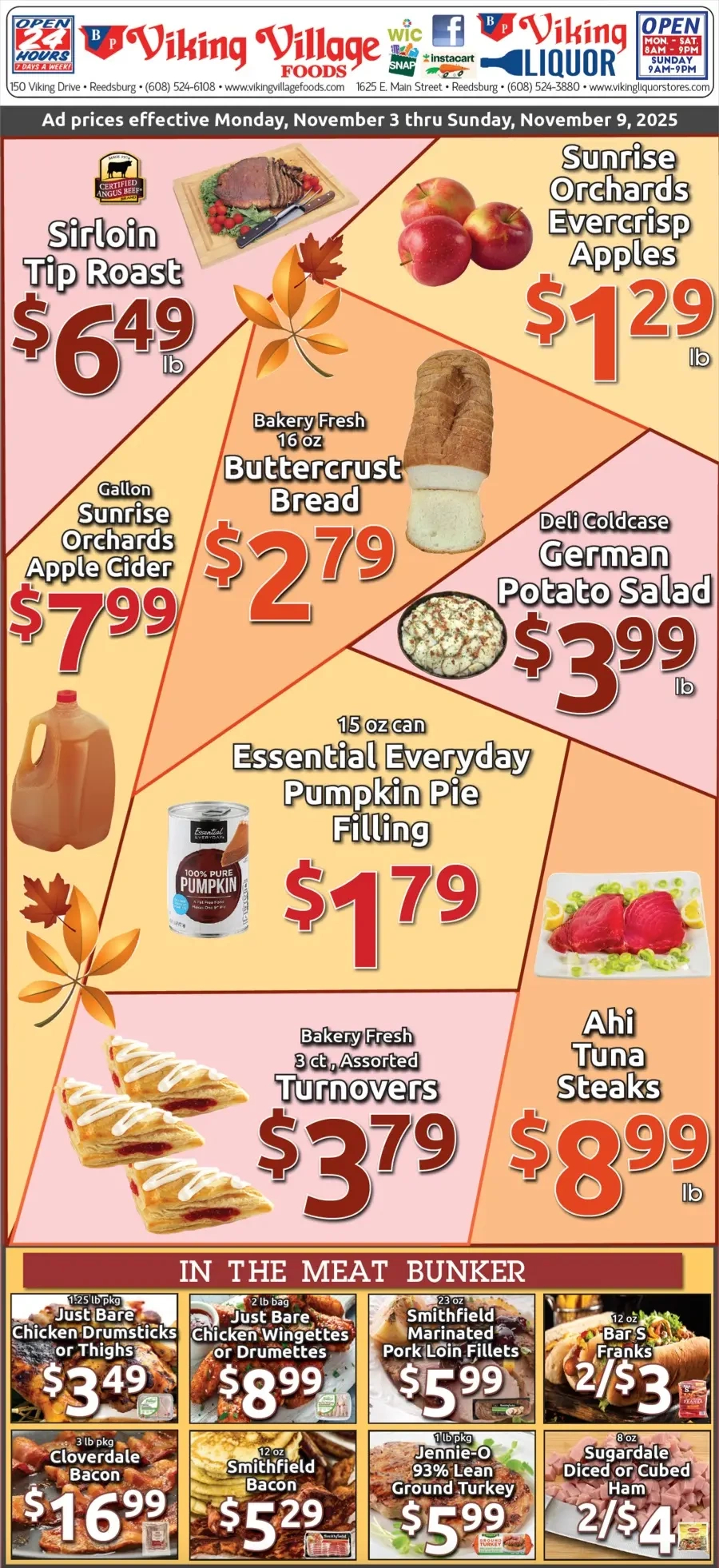 Weekly Ad Savings | Viking Village Foods, Reedsburg, Wi in Jennie O Ground Turkey Coupons Printable