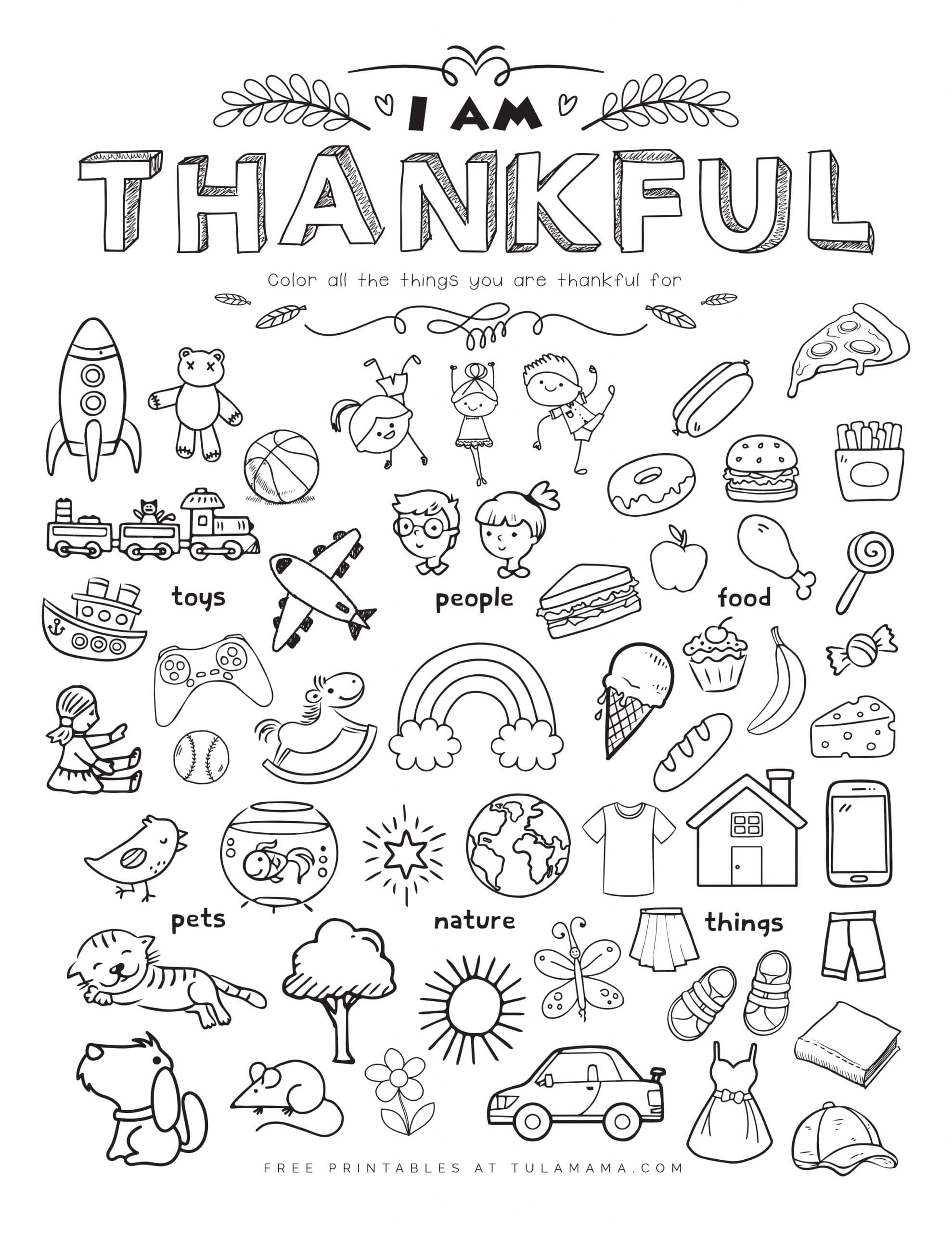 What Are You Thankful For? Creative Thinking Activity - Worksheets within I am Thankful For Activity Free Printable Worksheets